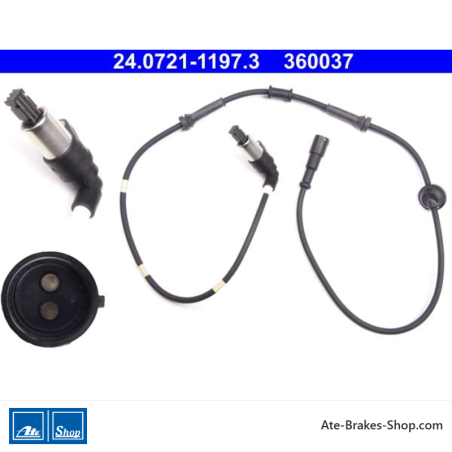 ATE Original wheel speed sensor (24072111973) for Fiat