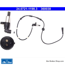ATE Original wheel speed sensor (24072111983) for Fiat