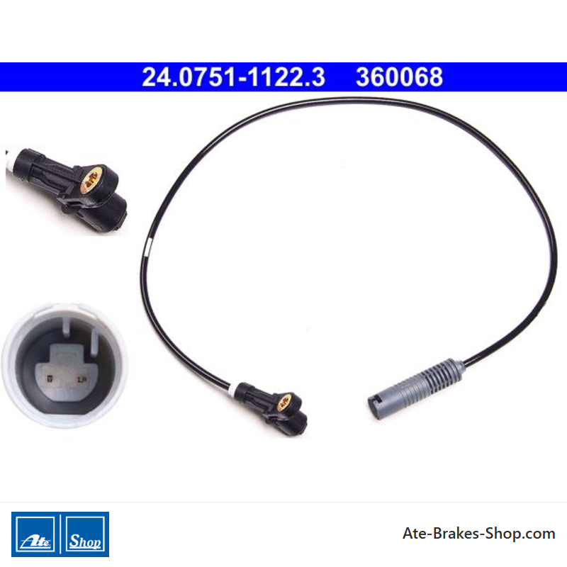 ATE Original wheel speed sensor (24075111223) for BMW
