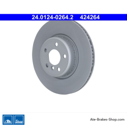 2 pieces of ATE original Brake Disk (24012402642) for BMW, Toyota