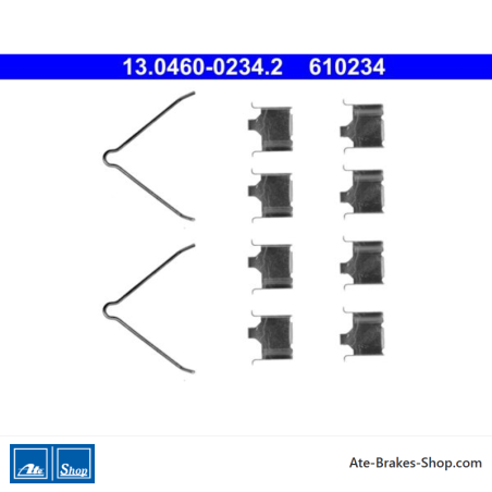 ATE Originele remblokaccessoires (13046002342) voor Mazda