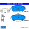 ATE plaquines de frein d’origine (13046038522) pour Mercedes-Benz