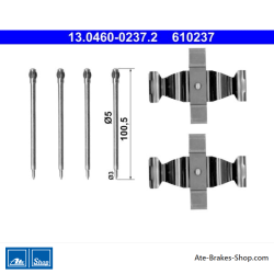 ATE Kit original de accesorios para pastillas de freno (13046002372) para Mercedes-Benz