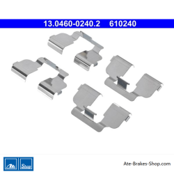 ATE Original-Bremsbelag-Zubehörset (13046002402) für Dacia, Renault