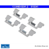 ATE Kit original de accesorios para pastillas de freno (13046002412) para Dacia, Renault