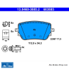 ATE original brake pads (13046038852) for Mercedes-Benz