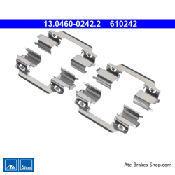 ATE Original-Bremsbelag-Zubehörset (13046002422) für Renault