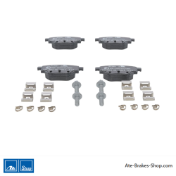 ATE original brake pads (13046038912) for Citroën, Opel, Peugeot