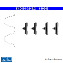 ATE Original brake pad accessories kit (13046002452) for Ford, Mazda