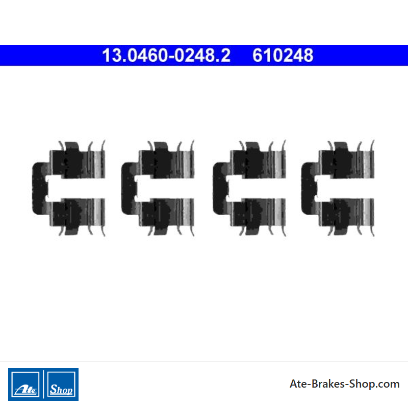 ATE Original-Bremsbelag-Zubehörkit (13046002482) für Nissan