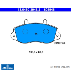ATE originalen Bremsbelägen (13046039462) für Opel, Renault