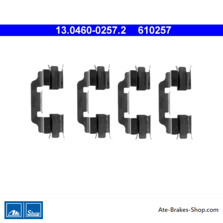 ATE Original brake pad accessories kit (13046002572) for Mercedes-Benz
