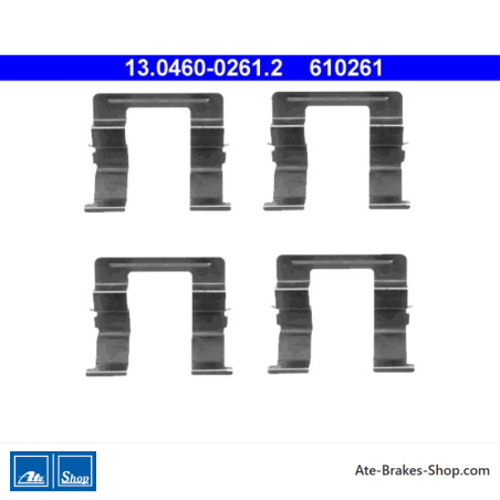 ATE Original-Bremsbelag-Zubehörset (13046002622) für Renault