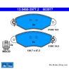 ATE original brake pads (13046039772) for Citroën, Nissan, Renault