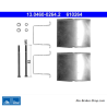 ATE Original brake pad accessories kit (13046002642) for Citroën