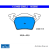 ATE original brake pads (13046039852) for Mercedes-Benz