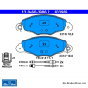 ATE original brake pads (13046039862) for Citroën