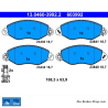 ATE original brake pads (13046039922) for Ford