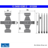ATE Originales Bremsbelag-Zubehörset (13046002692) für Mercedes-Benz