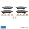 ATE plaquettes de frein d’origine (13046039942) pour Citroën, Opel, Peugeot