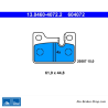 ATE originale Bremsbeläge (13046040722) für BMW