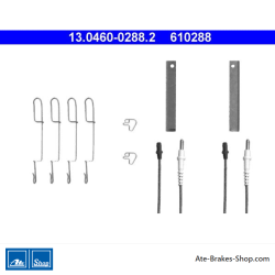 ATE Kit d’accessoires de plaquettes de frein d’origine (13046002882) pour Mercedes-Benz