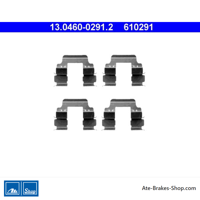 ATE Originales Bremsbelag-Zubehörset (13046002912) für Nissan