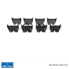 ATE original brake pads (13046048002) for Volkswagen (VW)