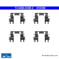 ATE Original-Bremsbelag-Zubehörset (13046003082) für Honda