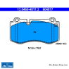 ATE plaquettes de frein d’origine (13046048172) pour Mercedes-Benz