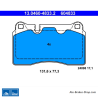 ATE original brake pads (13046048332) for Audi, Cupra, Seat, Volkswagen (VW)