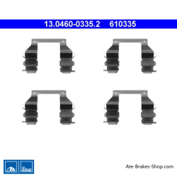 ATE Kit original de accesorios para pastillas de freno (13046003352) para Mitsubishi