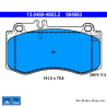 ATE original brake pads (13046048632) for Mercedes-Benz