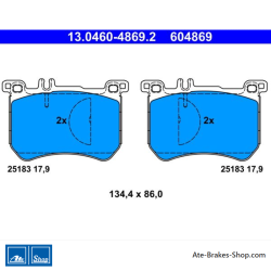 ATE originalen Bremsbeläge (13046048692) für Mercedes-Benz