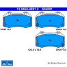 ATE plaquettes de frein d’origine (13046048912) pour Abarth, Fiat, Mazda