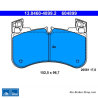 ATE plaquettes de frein d’origine (13046048992) pour Land Rover