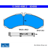 ATE originele remblokken (13046049662) voor Iveco, Renault