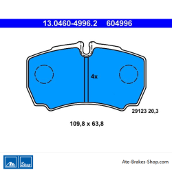 ATE originele remblokken (13046049962) voor Iveco