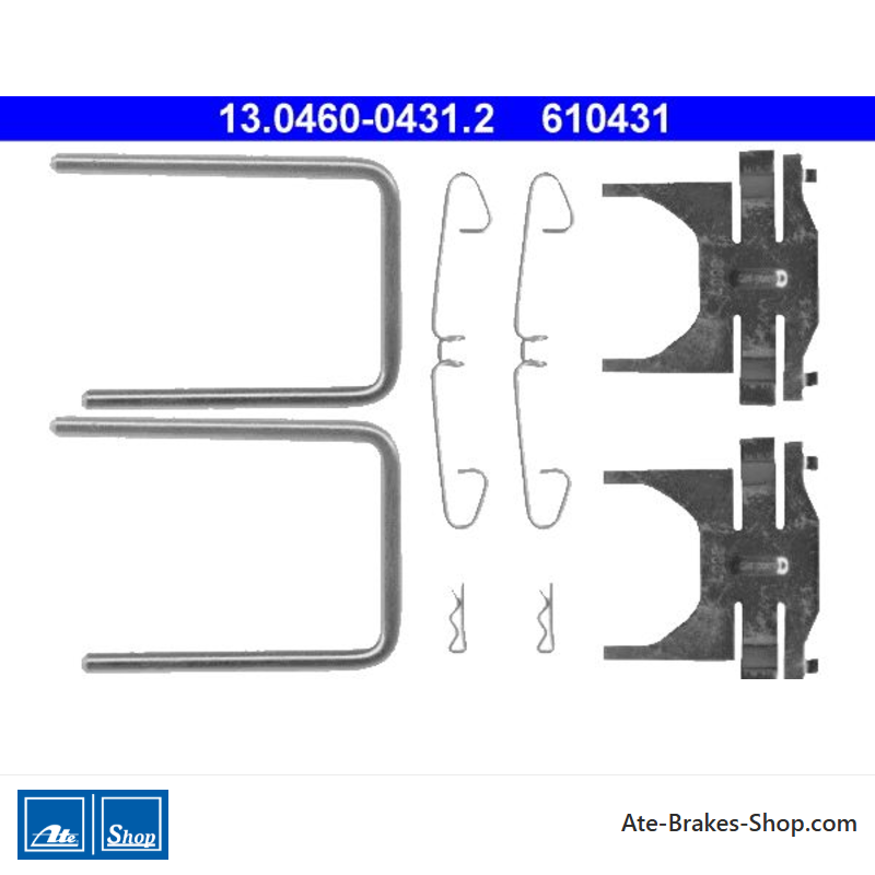 ATE Originele remblok-accessoirekit (13046004312) voor Saab