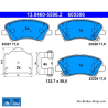 ATE plaquettes de frein d’origine (13046055062) pour Kia