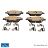 ATE plaquettes de frein d’origine (13046055122) pour Opel