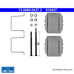 ATE Original-Bremsbelag-Zubehörset (13046004372) für Citroën