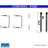 ATE Original brake pad accessories kit (13046004382) for Renault