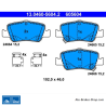 ATE plaquettes de frein d’origine (13046056042) pour Toyota