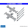 ATE Kit original de accesorios para pastillas de freno (13046005062) para BMW