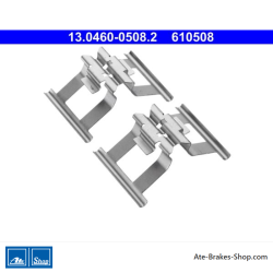 ATE Kit d’accessoires pour plaquettes de frein d’origine (13046005082) pour Porsche, Volkswagen (VW)
