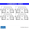 ATE Original brake pad accessories kit (13046005102) for Peugeot, Seat, Skoda, Volkswagen (VW)