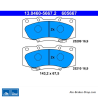 ATE original brake pads (13046056672) for Toyota