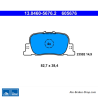 ATE originale Bremsbeläge (13046056762) für Toyota