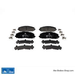 ATE originale Bremsbeläge (13046056802) für Fiat, Jeep, Lancia